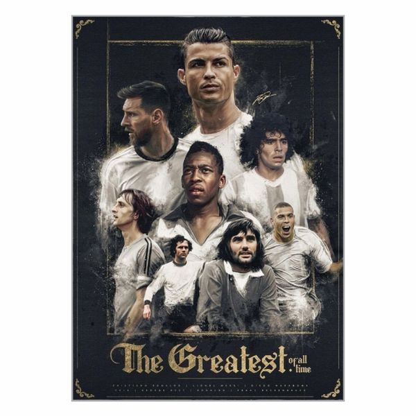 Greatest Footballers Of All Time Poster - A1