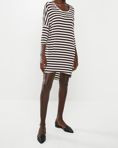 Women's Vero Moda Kia Honie Loose Long Top - Black And Nebu