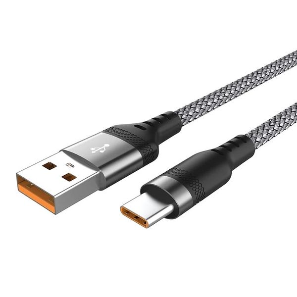 1 Meter 100 Watt Braided Type - C - Charging Cable
