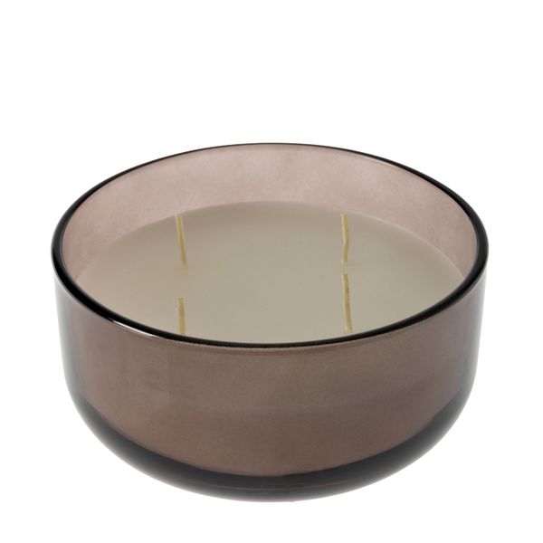 George &amp; Mason -Essence Round Glass Candle - Coffee - Champagne