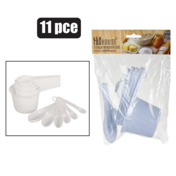 Hill House - 11 Piece Measuring Cup And Spoon Set - Pack of 2