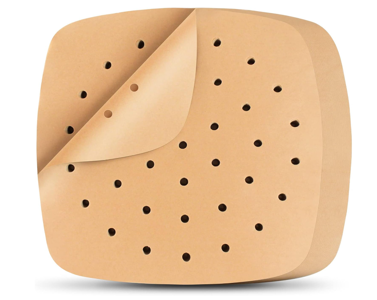 Air Fryer Liners,8.5 Inch Perforated Parchment Paper Sheets