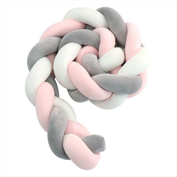 Baby Twisted Bed Surround Plush Room Decorative Anti-Collision Strip