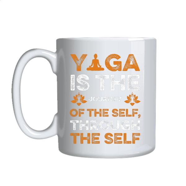 Yoga Is The Journey Mug Gift Idea 152