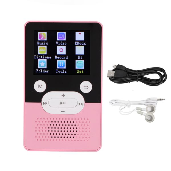 T9 MP4 Player 1.8 Inch Screen Lossless Sound MP3 with Bluetooth 4.2 16GB