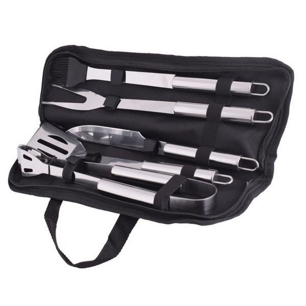 Braai Set 10 Piece Set in Black Carry Case