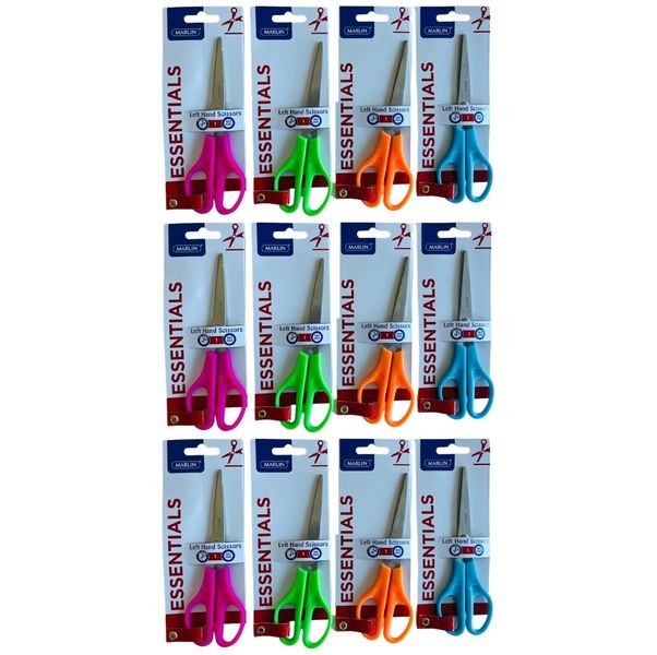 Marlin Essentials Scissors Left Handed 165mm - Pack of 12