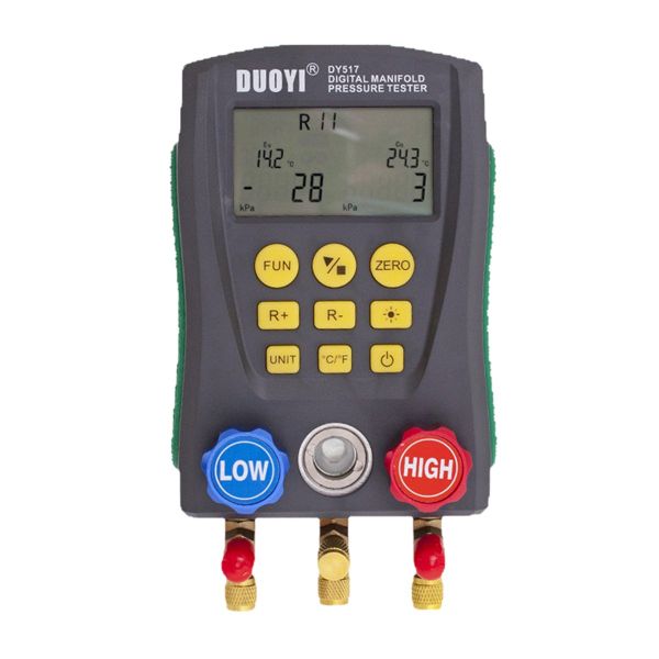 Duoyi Pressure Gauge Refrigeration Manifold Teste Kit No Clip