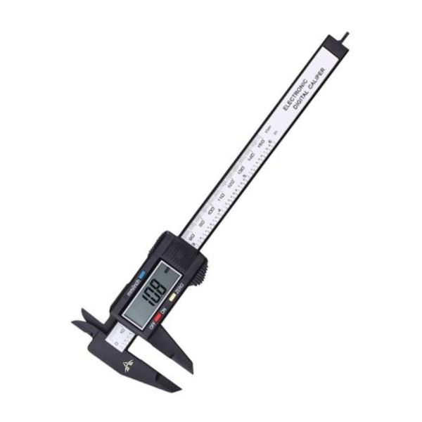 ALANES 150mm Digital Caliper Electronic Vernier Gauge-Black