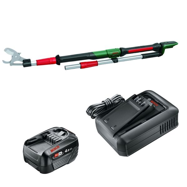 Bosch - Cordless Extendable Pruning Shear with Charger &amp; 4.0Ah Battery