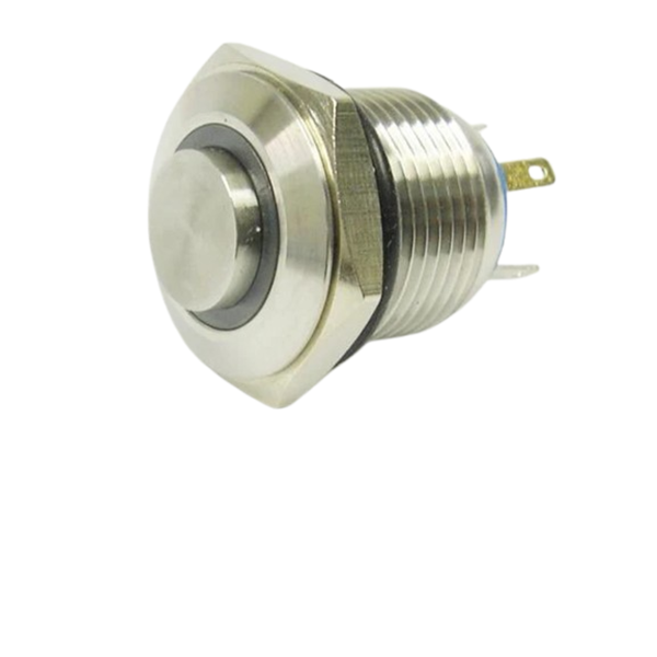 AVP16R-M1SCB12 16mm Momentary Raised Push Button Blue LED IP65