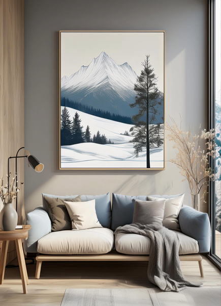 Canvas Home Decor Wall Art - Scandinavian Calm