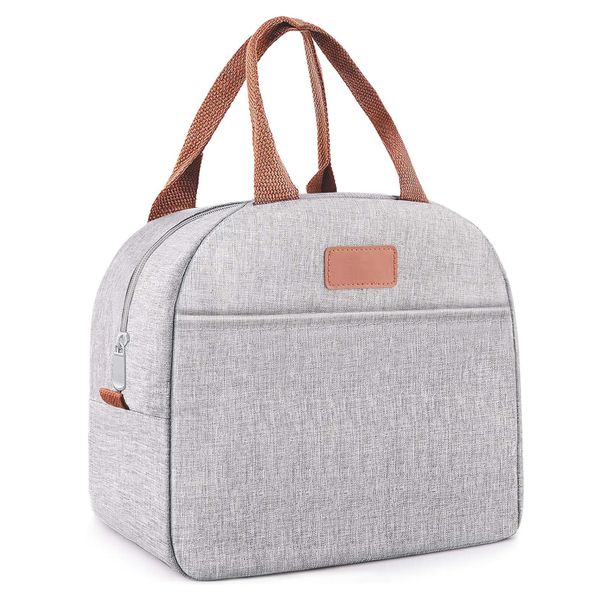 QYNIAL Insulated Lunch Bag, Leakproof Cooler Tote for Work &amp; Travel