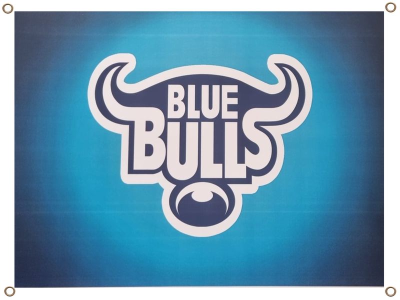 Blue Bulls Canvas Banner - 1.3m x 900mm