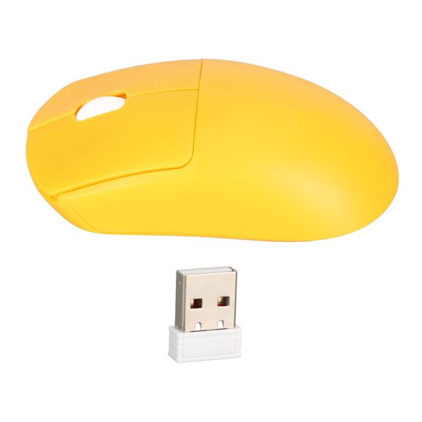 Wireless Mouse Laptop 1200DPI Yellow Battery