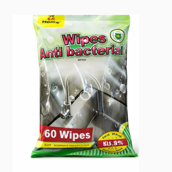 Home Antibacterial Wipes Pack of 2