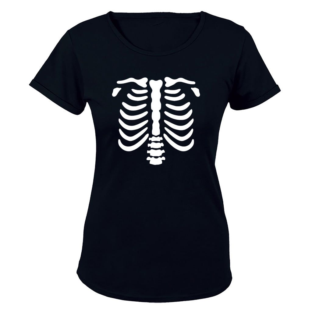 Skeleton Bones Ladies T Shirt Shop Today Get It Tomorrow   S Zoom.file