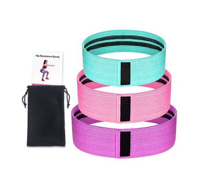Hip Resistance Exercise Band - Set of 3