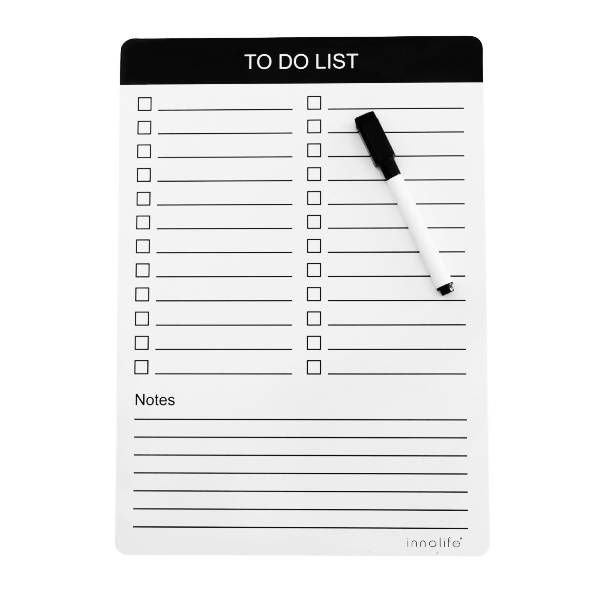 Magnetic Fridge To Do List Whiteboard Organiser Dry Erase Notes 