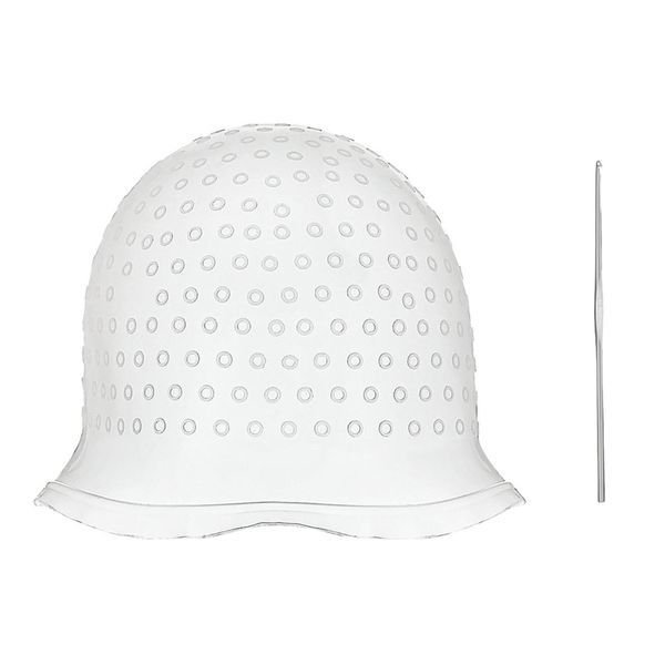 Salon Professional Silicone Highlighting Cap With Needle