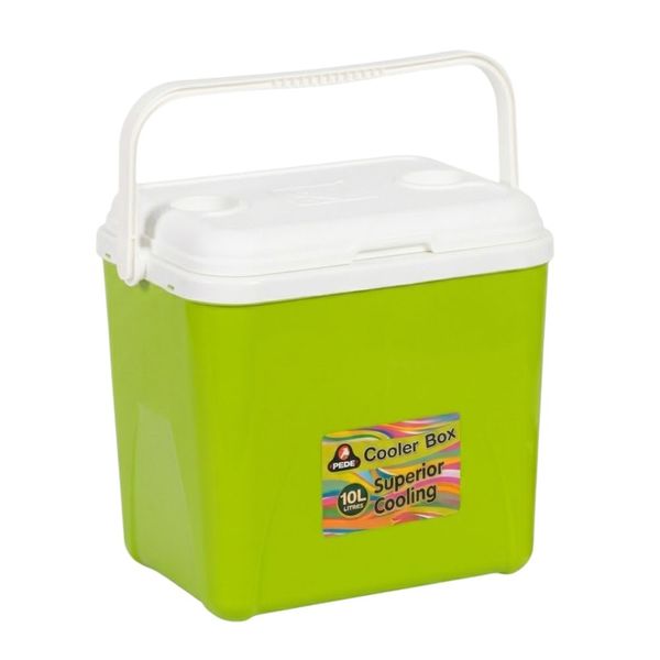 Pride - Durable Cooler Box (10L) - Camping &amp; Outdoor Coolers - Lime Green