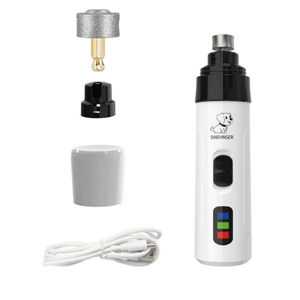 Silent Groom Pro Pet Nail Grinder | Whisper Quiet Claw Trimmer for Dogs