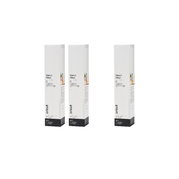 Cricut Smart Vinyl perm 33X640Cm 1 Sheet (White) 3 for 2 Bundle
