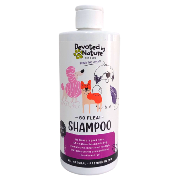 Devoted By Nature - Go Flea! Flea Shampoo for Dogs - 500ml