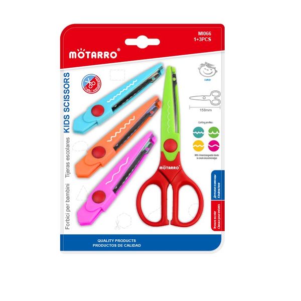 MOTARRO 4-Pack Minimalist Lace Scissors for Art &amp; Students
