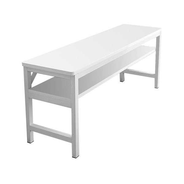 Office Decor 2 Layer Long Heavy Duty Sturdy Computer Table -120cm