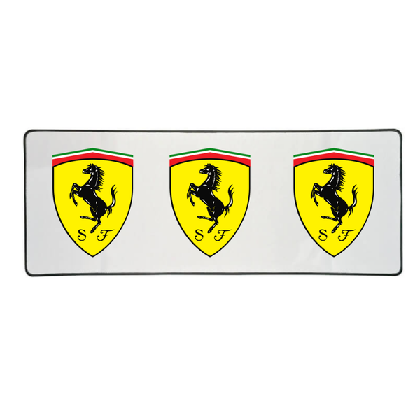 Katz Designs - Long Desk Mouse Pad - Ferrari