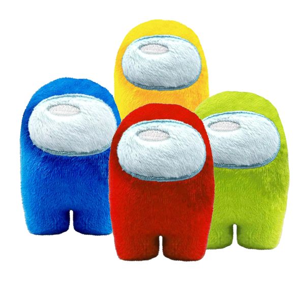 4 Pack Among Us Squeaking Plushies