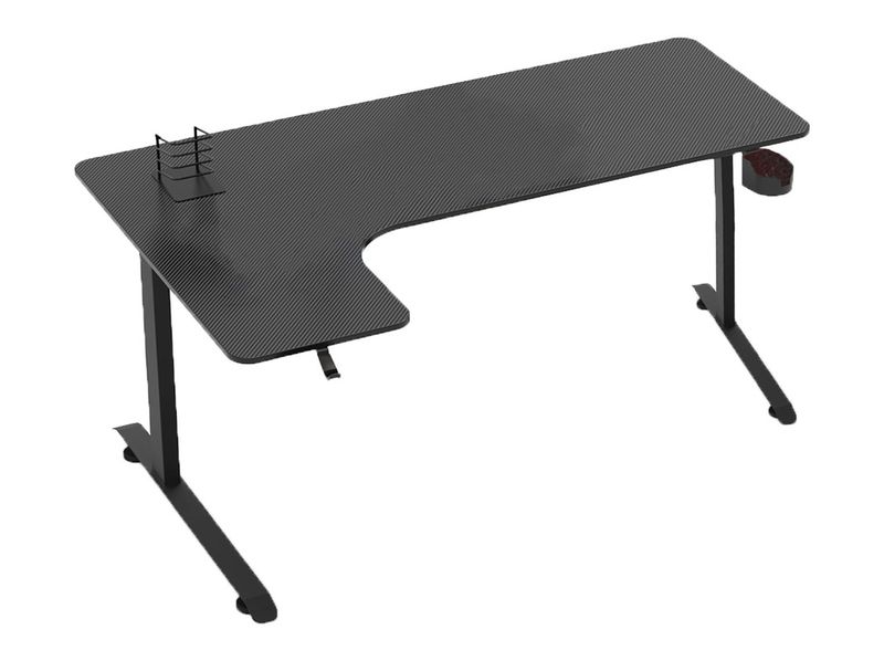 Pro Gamer Gaming Desk / Table with Headphone &amp; Cup Holder B-2867