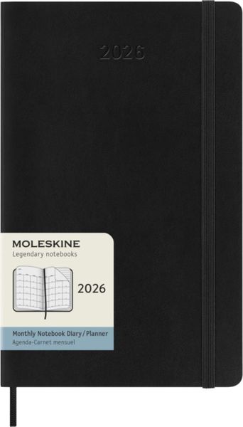 2026 12m Black Large Monthly Soft