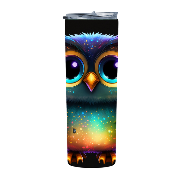 Galaxy Owl Body 20 Oz Straight Skinny Tumbler 210