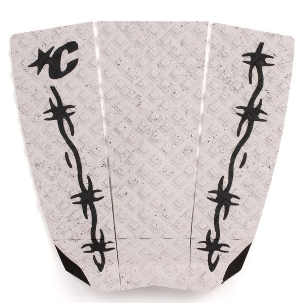 Creatures Jack Freestone Lite Ecopure Surfboard Traction Pad - Bone Black Barbed Wire
