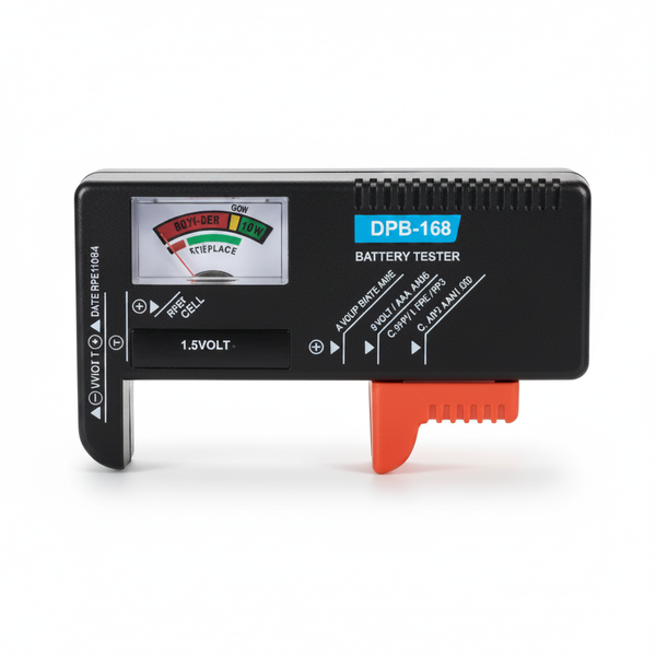 Daily Power Digital Battery Tester for 1.5V and 9V Batteries - 2 Pack