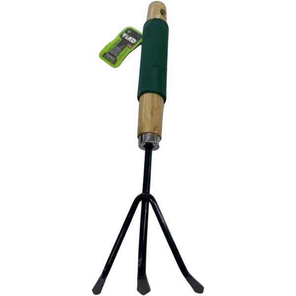 Yiad Wooden Handle Cultivator - Perfect For Soil Preparation