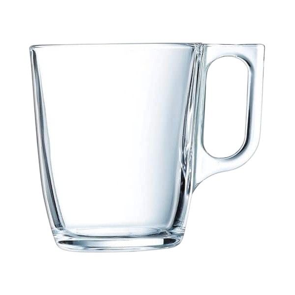 250ml Arc Voluto Glass Coffee Mug - Set of 6