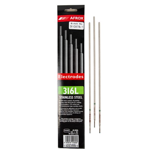 Afrox - Welding Rod - 316L - 3.25mm - Sleeve