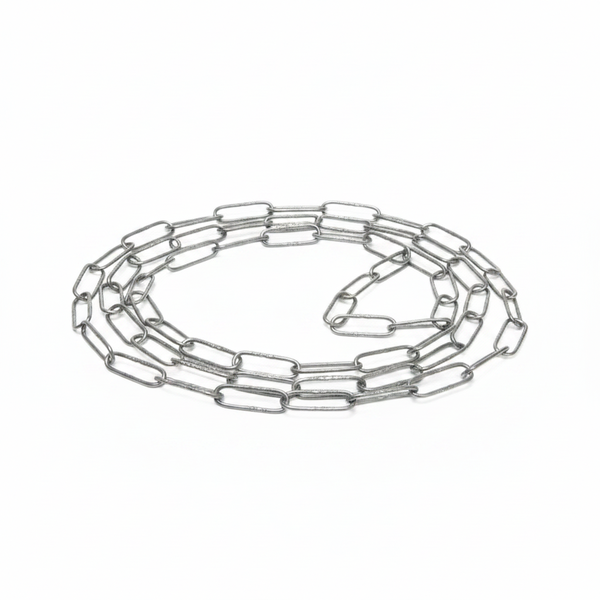 KRAFFT Antique Silver Spanish Chain 3.3mm x 15m for Crafting