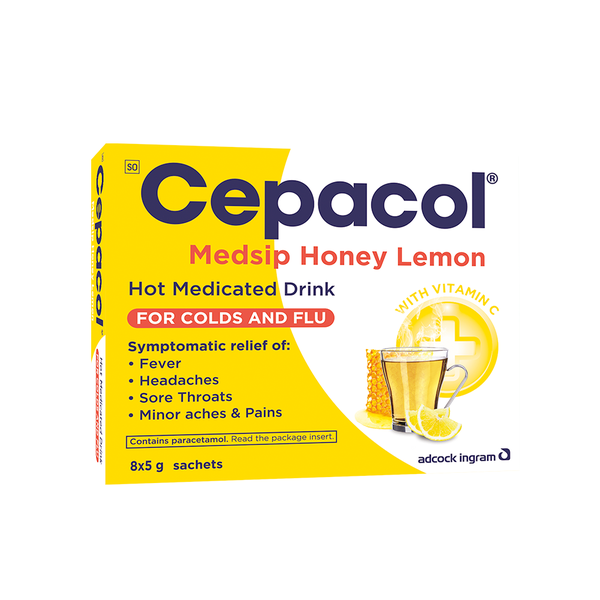 Cepacol Medsip Medicated Cold &amp; Flu Remedy Honey &amp; Lemon 8 EA