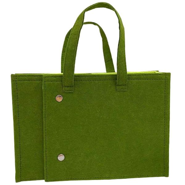 Felt Storage Bag Handbags Foldable Student Book Bags Travel Briefcase