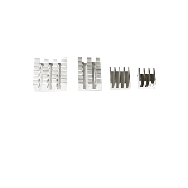 HKD Raspberry Pi Heatsink Kit - 4-Piece Aluminium with Adhesive Backing