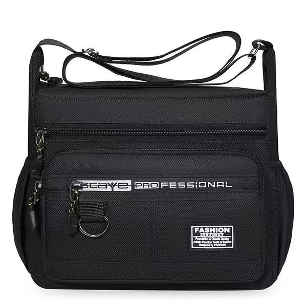 Large Capacity Men's Laptop Bag, Oxford Cloth Shoulder Bag