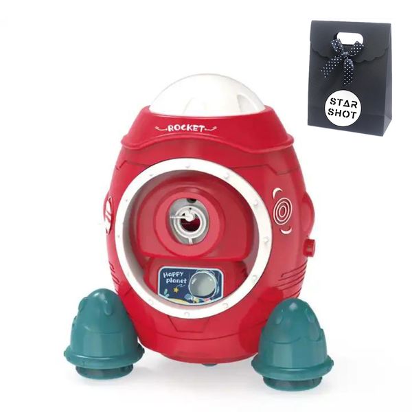 Children's Rocket Bubble Maker Toy and Gift Bag