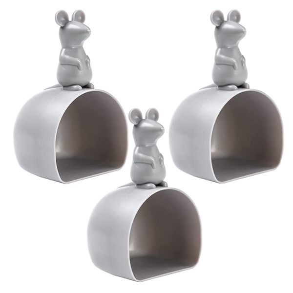Home Multifunctional 2 Piece Animated Mouse Food Scoop Set of 3 - 13cm