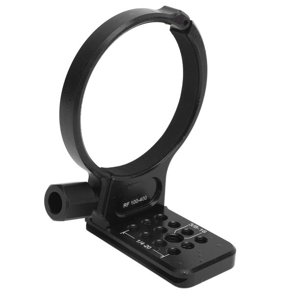 Tripod Collar Ring Compatible with RF 100-400mm Lens With 1/4"/3/8" Screws