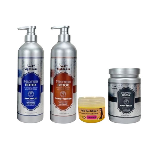 Sulphate&amp;Paraben free Botox Shampoo, Conditioner &amp; Mask Set with Fertilizer