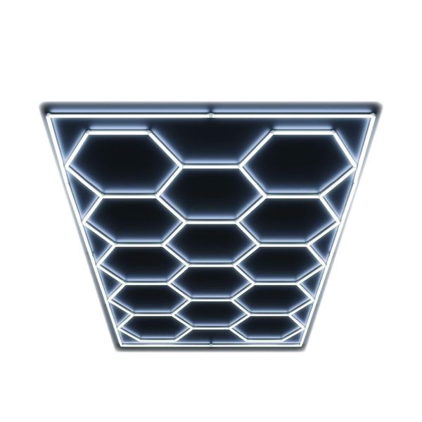 Detail Garage Hexagon Ceiling Light (14 Hexagons Plus Border)